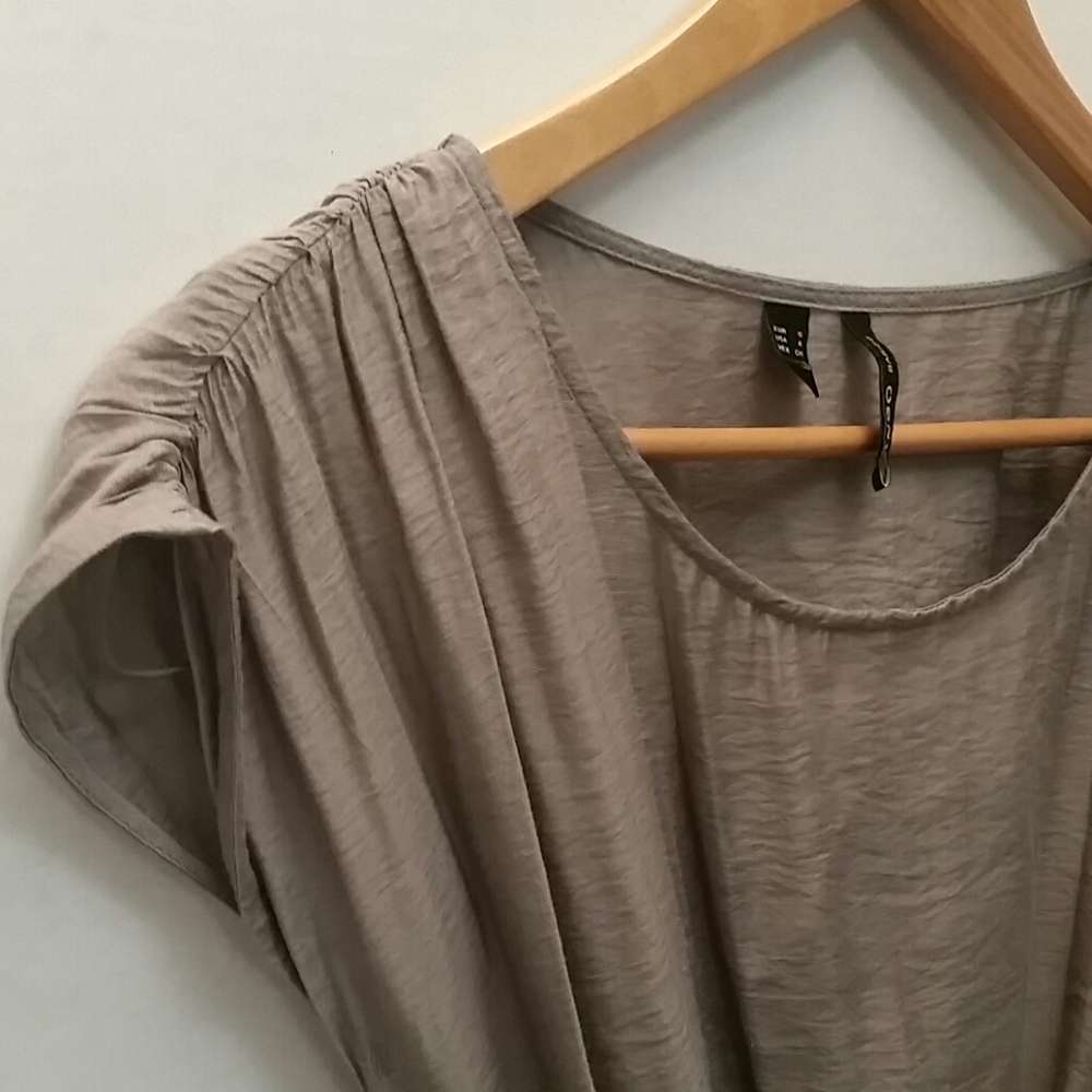 Mango Basics Belted Sleeveless Shirt Dress View 2